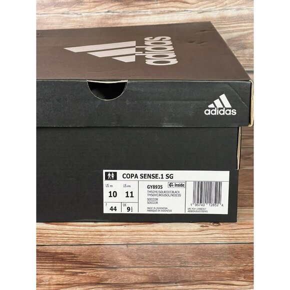 Adidas Copa Sense.1 SG Game Data Pack Yellow Soccer Cleats GY8935 Men\'s Sz 10 main image 4